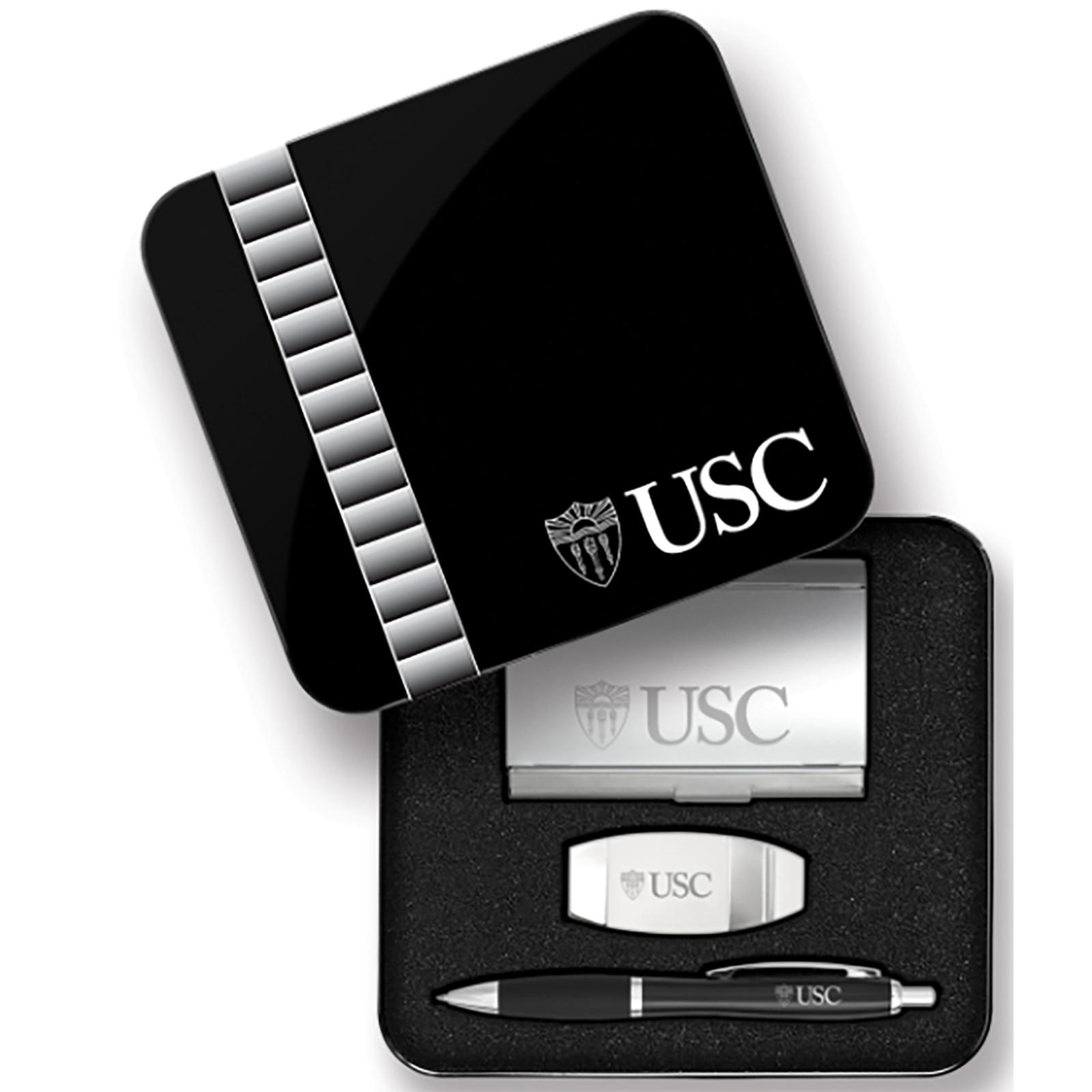 USC Trojans Piedmont Pen Business Card Case and Money Clip 2